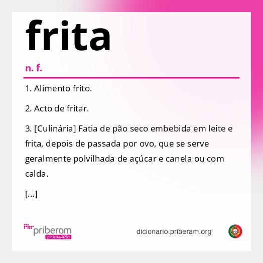 Significado de frita